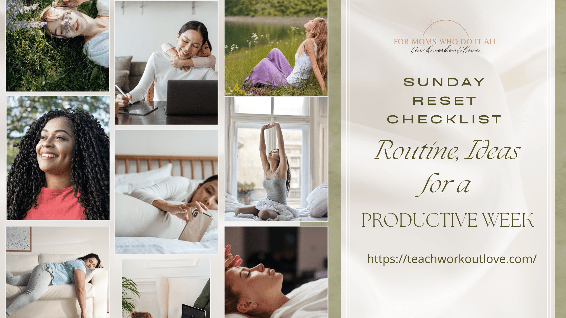 Sunday Reset Checklist & Routine Ideas for a Productive Week