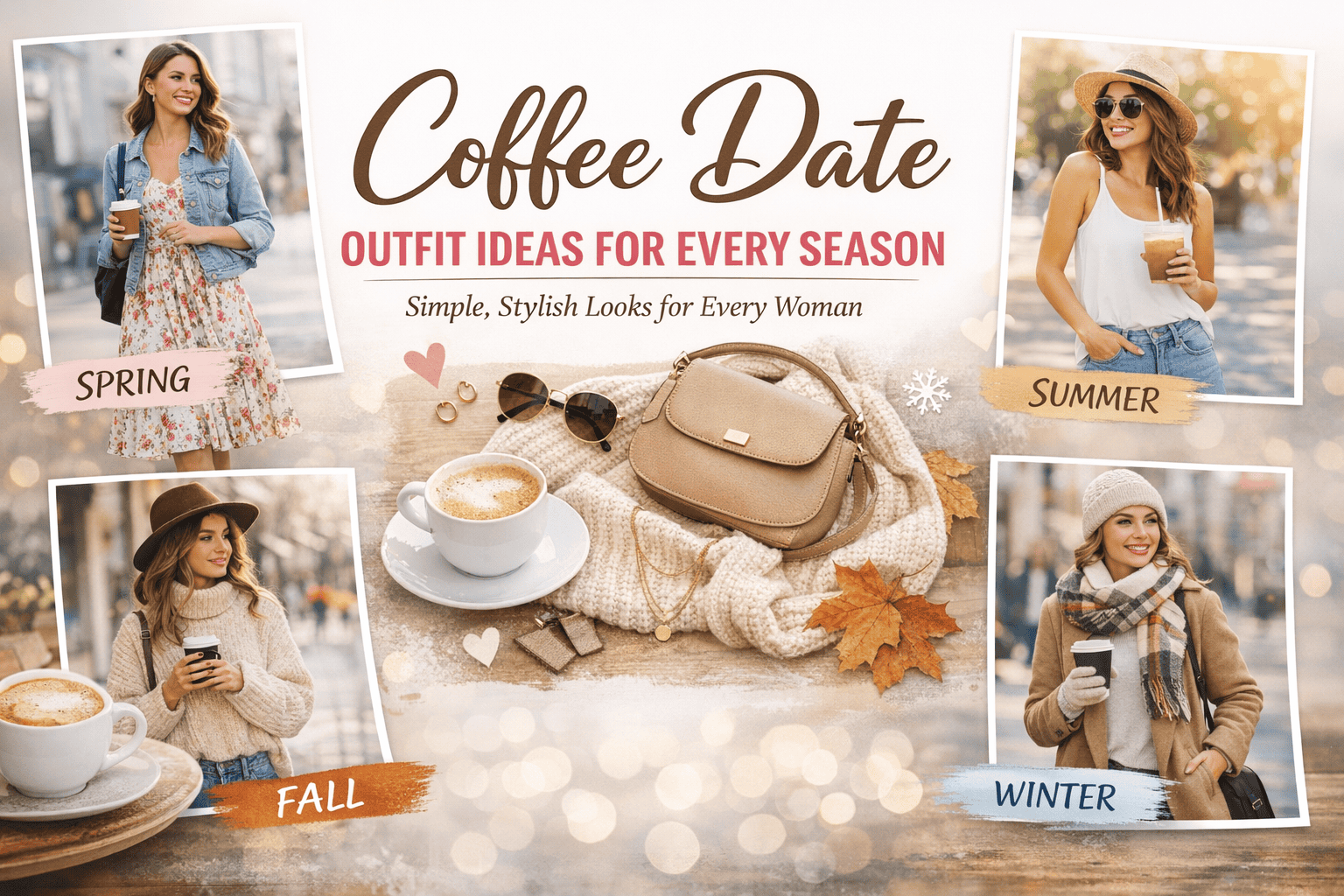 Coffee Date Outfit Ideas for Every Season: Simple, Stylish Looks for Every Woman