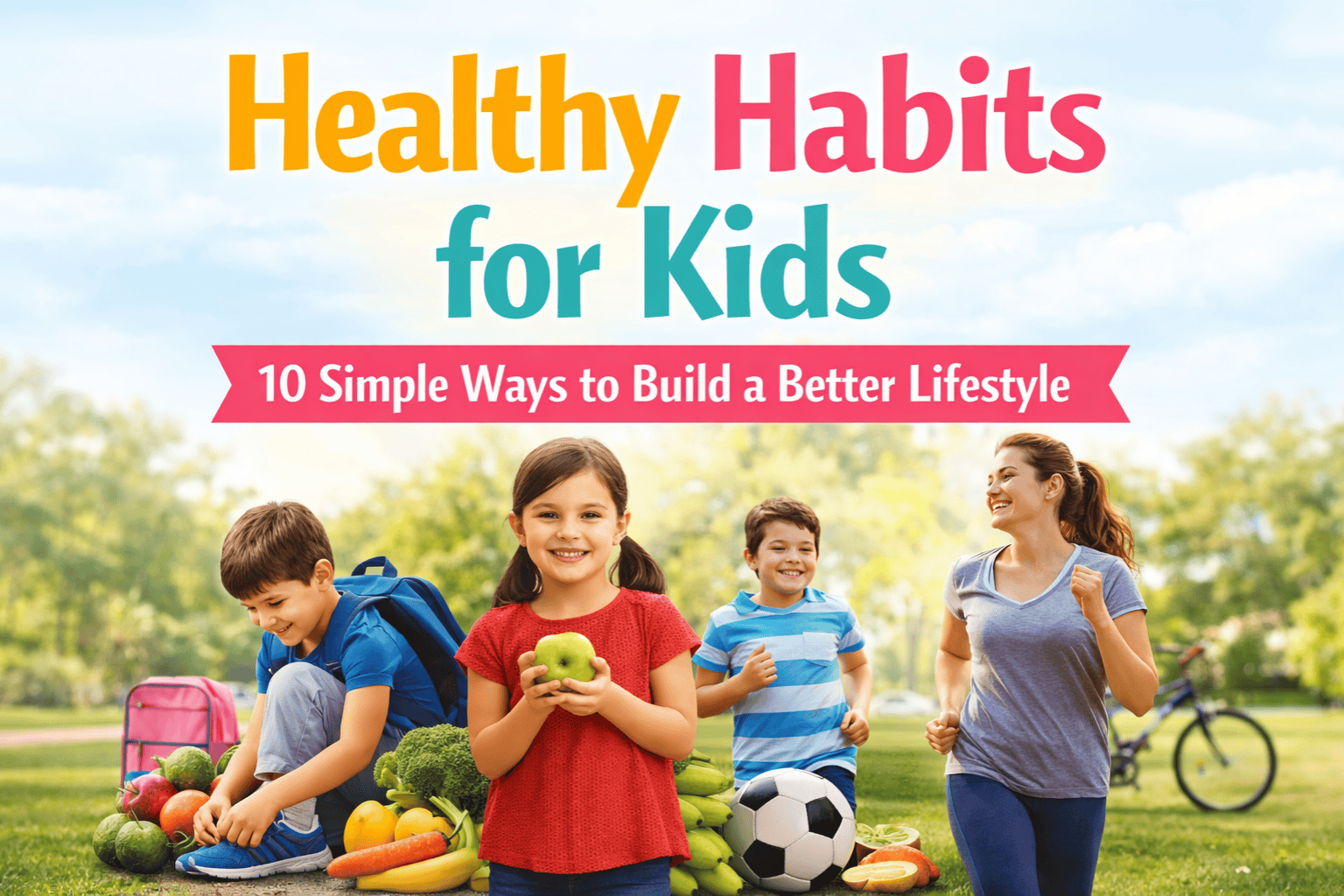 Healthy Habits for Kids: 10 Simple Ways Every Parent Can Teach a Better Lifestyle