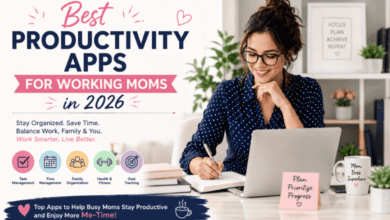 Productivity Apps for Working Moms in 2026: The Best Tools to Save Time and Stay Organized