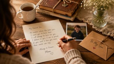 Beautiful Letter Ideas from Mom to Son That Will Touch His Heart Forever