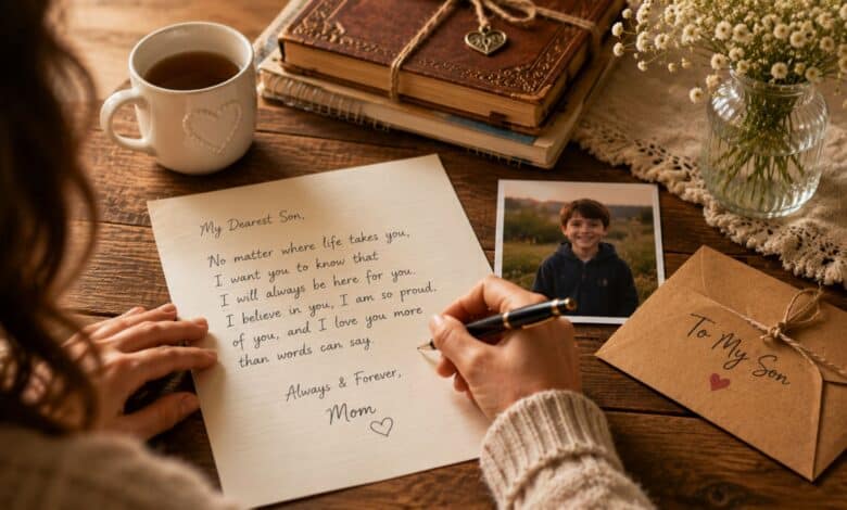 Beautiful Letter Ideas from Mom to Son That Will Touch His Heart Forever