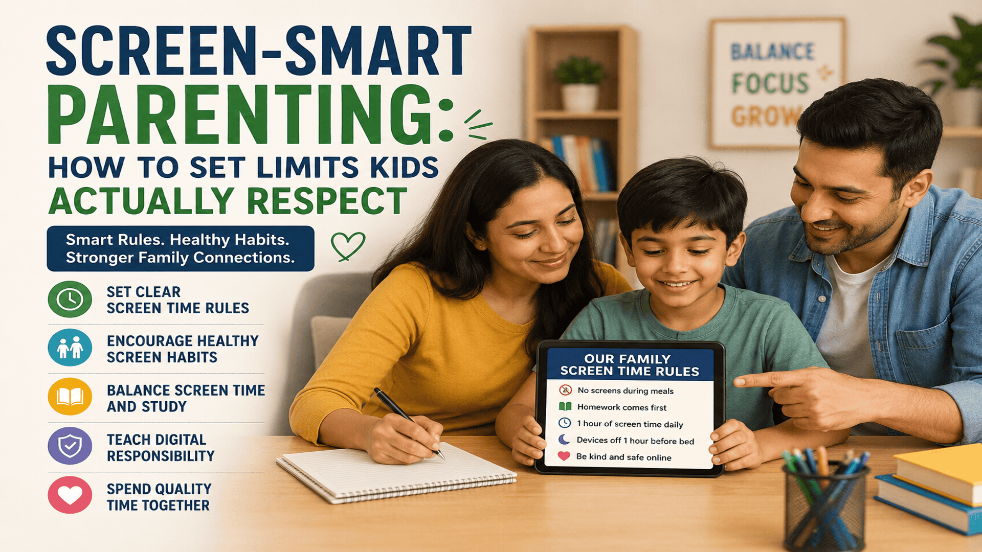 Screen-Smart Parenting: How to Set Limits Kids Actually Respect