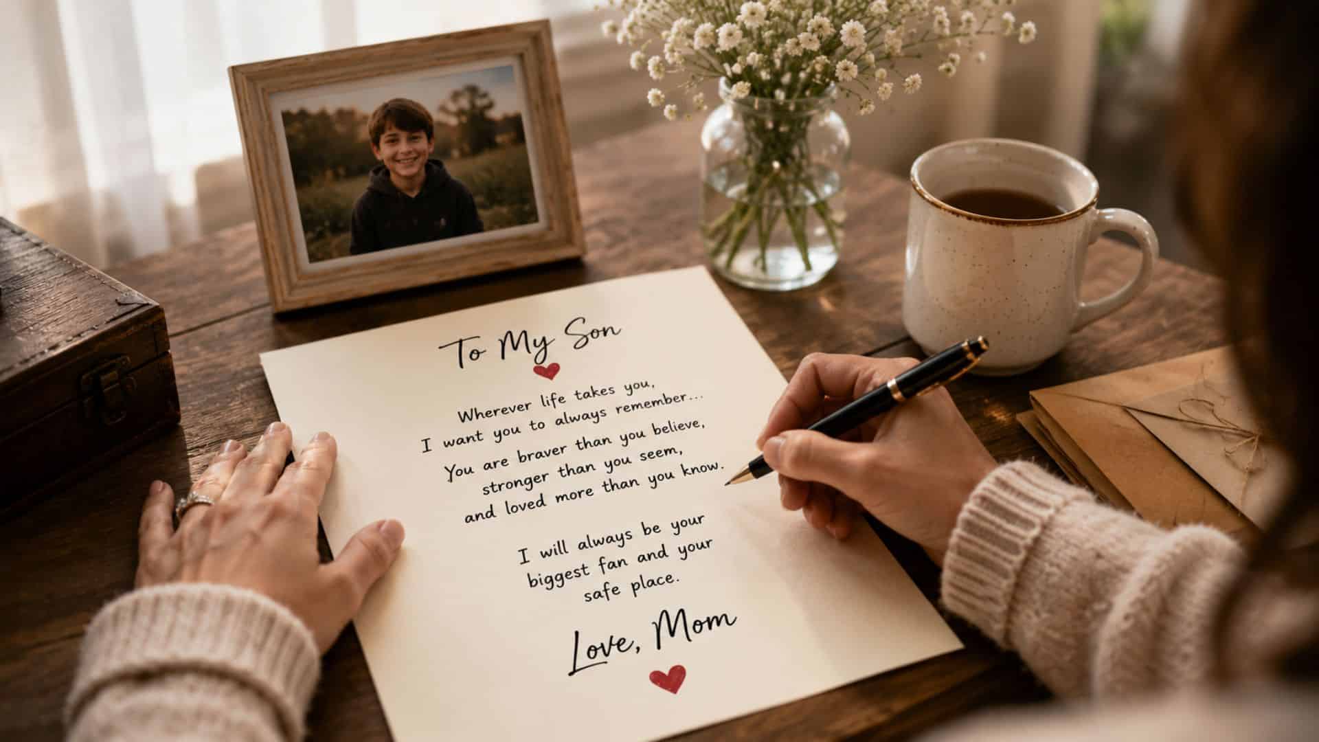 Beautiful Letter Ideas from Mom to Son That Will Touch His Heart Forever