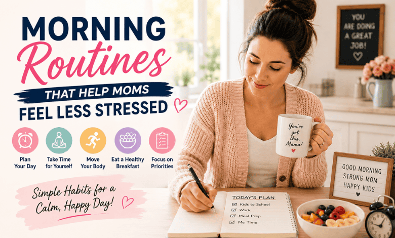 Morning Routine for Moms: Simple Habits That Help You Feel Less Stressed Every Day